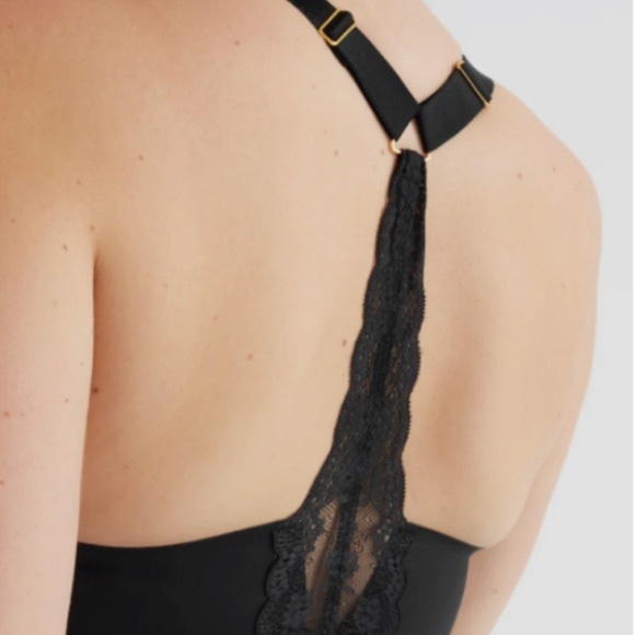 Knix Black Lace Back Bralette size s - Picture 2 of 5